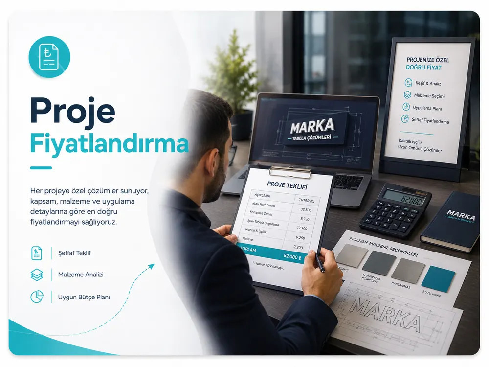 Tabela Proje Fiyatlandırma