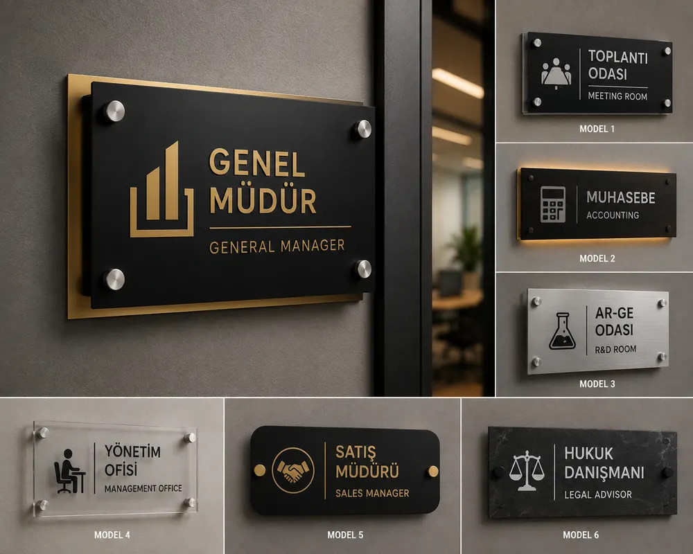 OFİS KAPI TABELASI