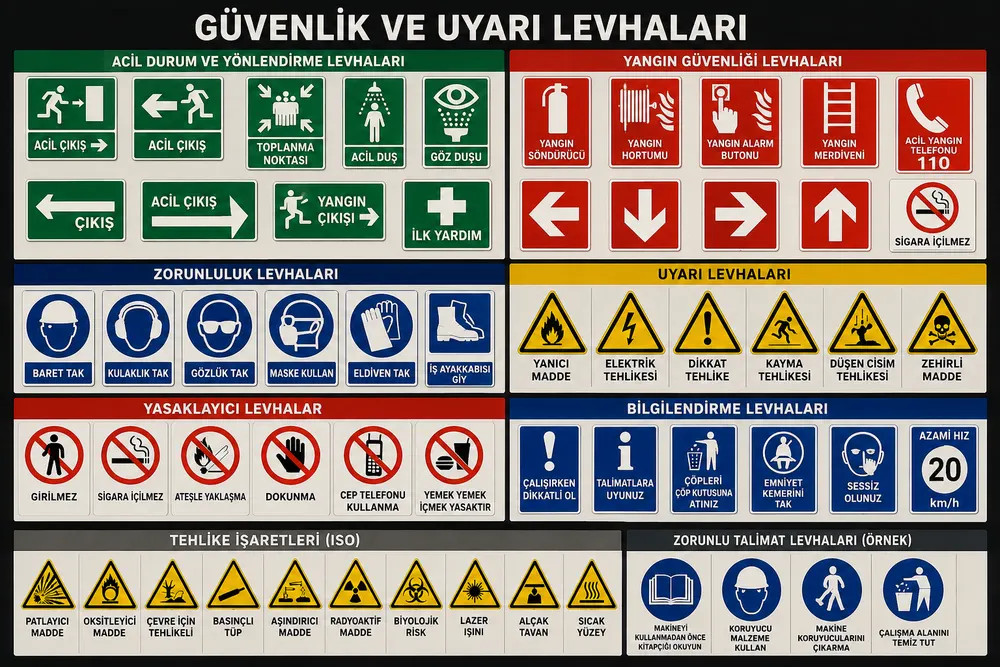 İKAZ UYARI LEVHALARI