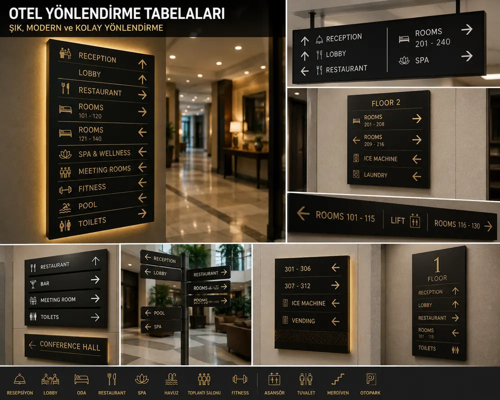 OTEL YÖNLENDİRME TABELALARI