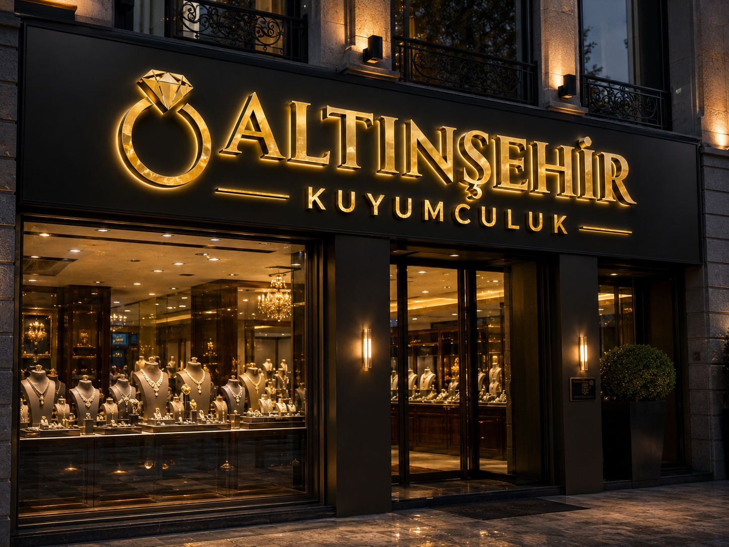 Işıklı Kuyumcu Tabela