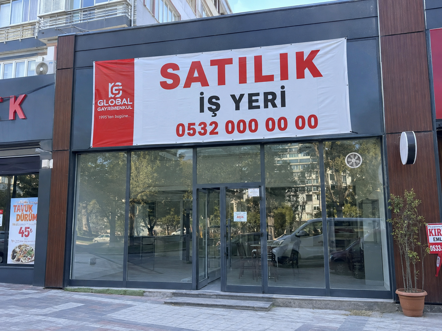 SATILIK İŞYERİ AFİŞİ