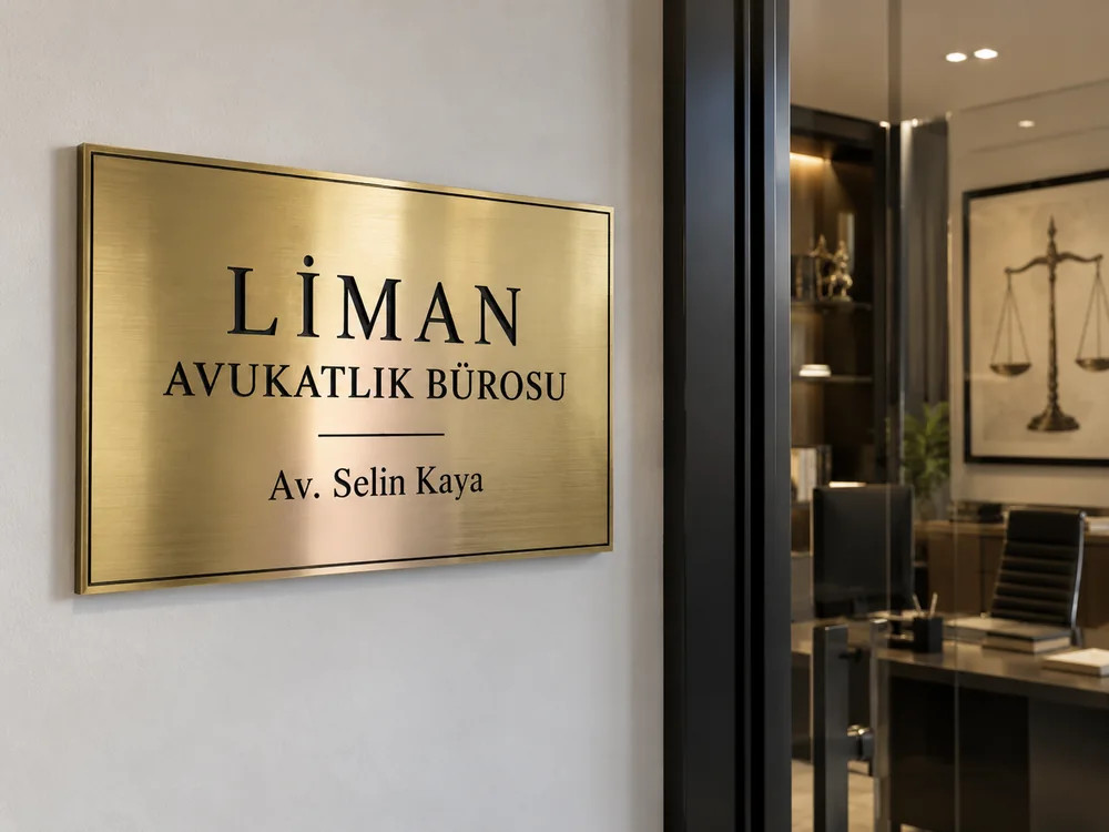 Avukatlık Büro Tabelası